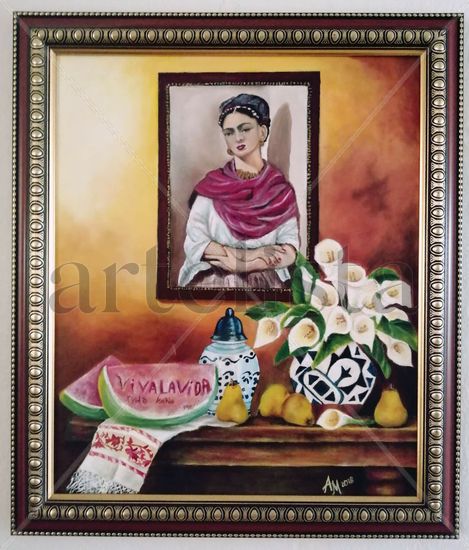 VIVA LAVIDA Oil Textile Still Life Paintings