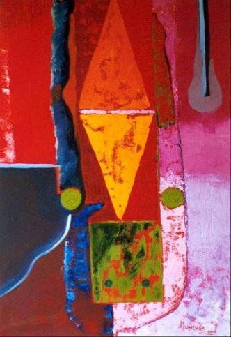 HOMENAJE A RUFINO TAMAYO Oil Canvas Figure Painting