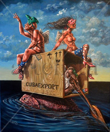 Cubaexport Acrylic Canvas Marine Painting