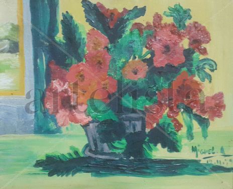Flores sobre la Mesa