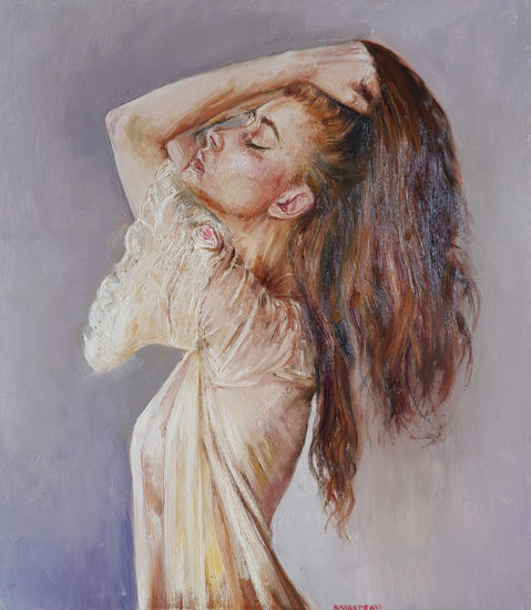 Sweet dreams Oil Canvas Figure Painting