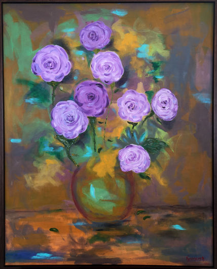 Jarrón con flores