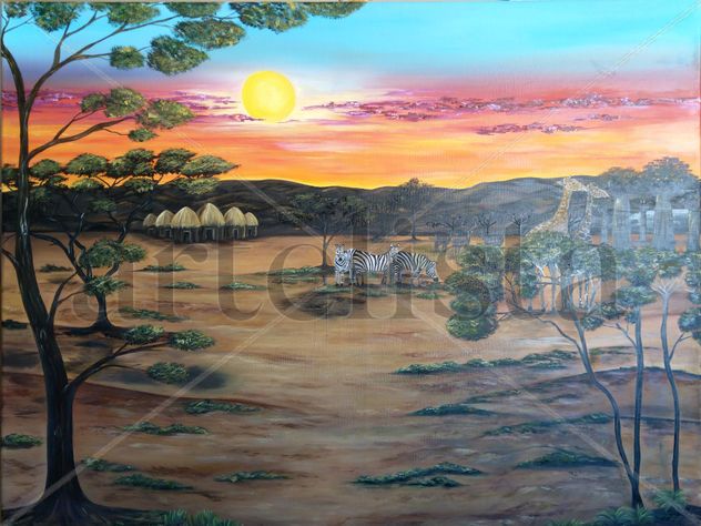 ÁFRICA AL ATARDECER