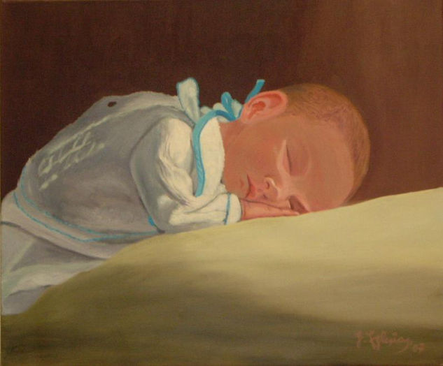 Elías Oil Canvas Portrait