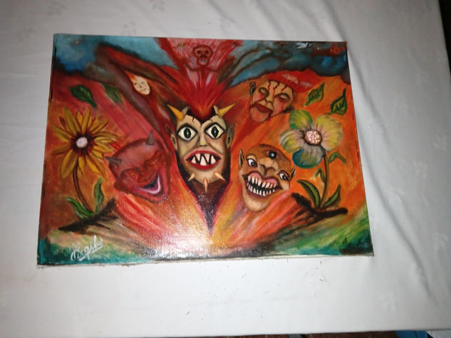 Criaturas Oil Canvas Others