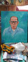 Padre juan Tyack. Sacerdote. pintura honureña