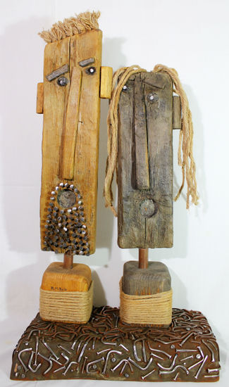 Pareja nº 5 Wood Figurative