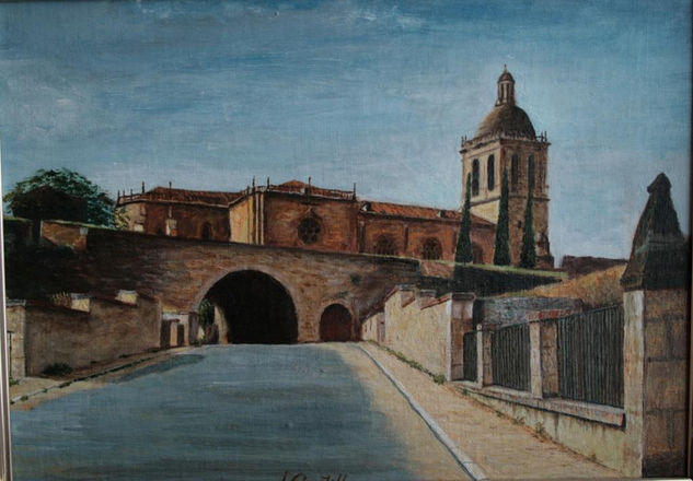 "Puerta de amayuelas" Oil Canvas Landscaping