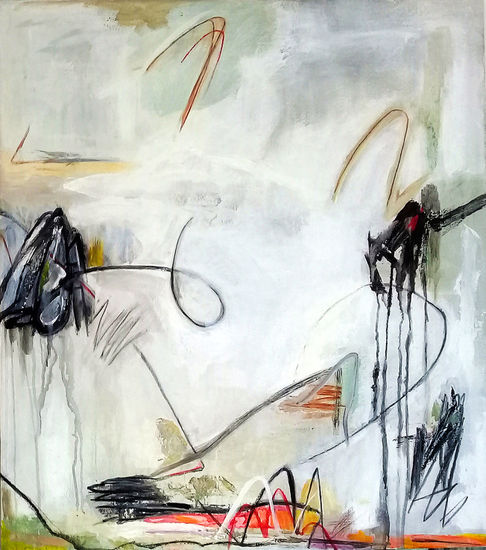 Brisas blancas II Mixed media Canvas Others