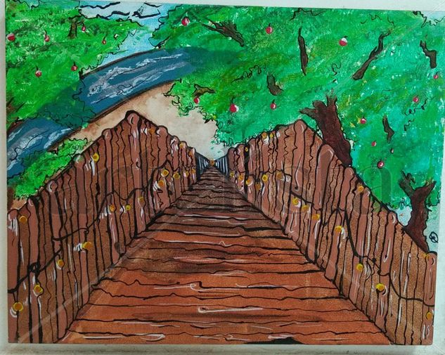 Highway to heaven Acrylic Canvas Landscaping