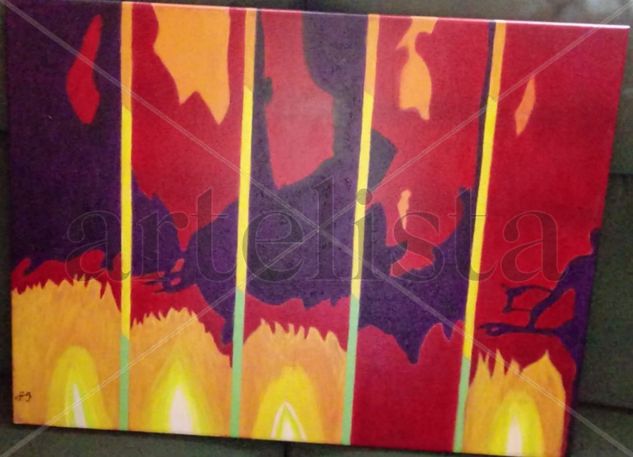 El infierno Acrylic Canvas Others