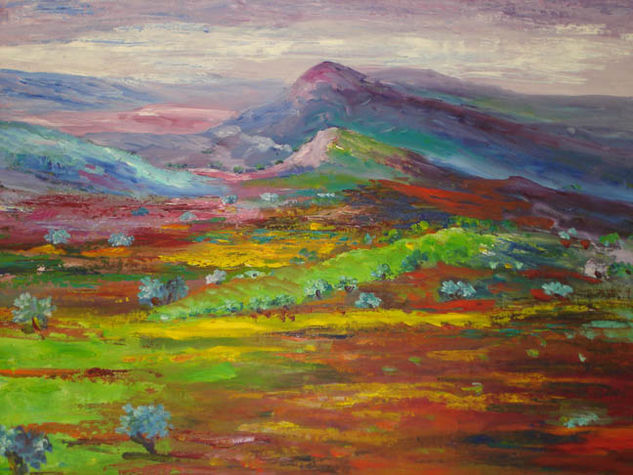 Olivar de mis sueños Oil Canvas Landscaping