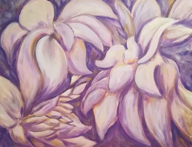 "Naturaleza Viva" Acrylic Panel Floral Painting