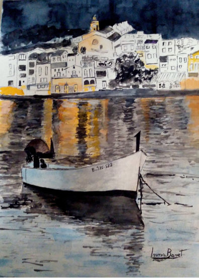 CADAQUÉS Watercolour Paper Marine Painting