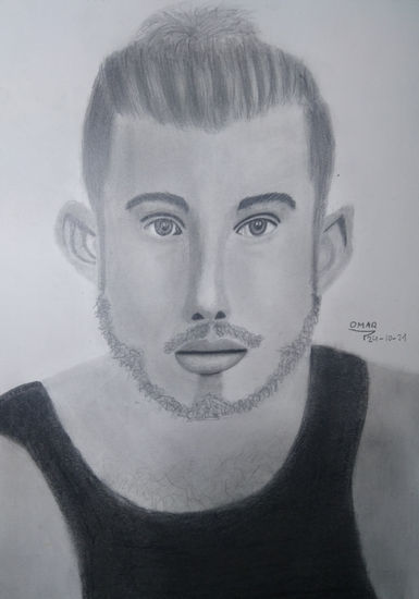 Retrato de Alexander ludwig Lápiz