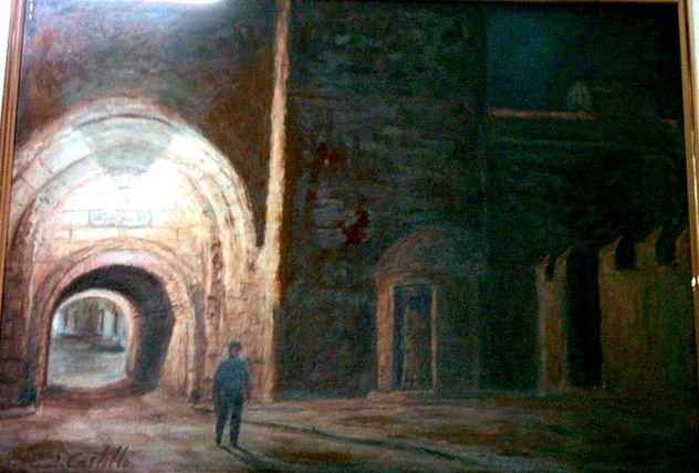 "Nocturno, puerta del sol, Ciudad Rodrigo