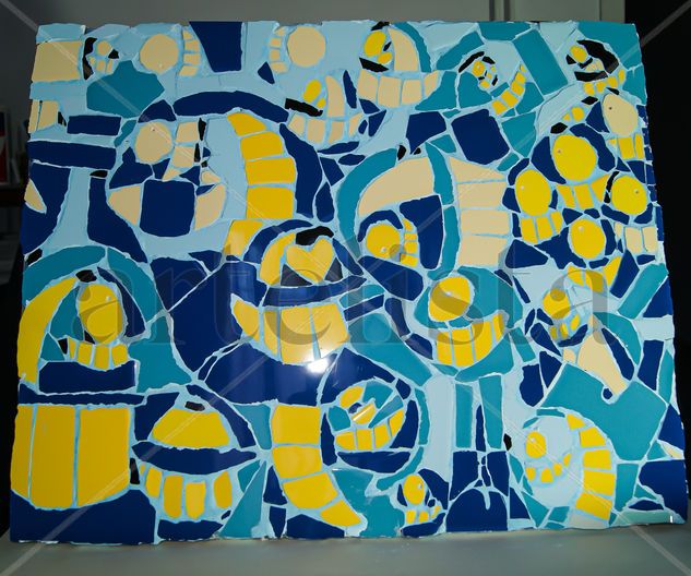 Mosaico grafiti Otros Abstracta