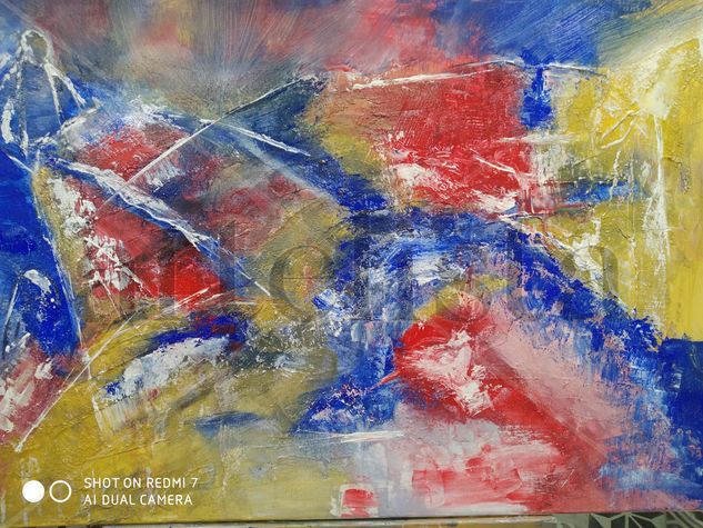 ORGANIZING CHAOS (ORGANIZANDO EL CAOS) Acrylic Canvas Others