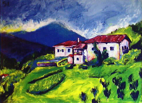 sin título Acrylic Canvas Landscaping