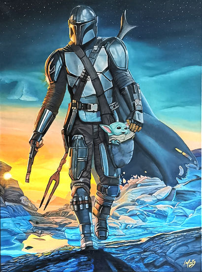 The Mandalorian Oil Canvas Others