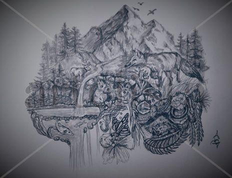 Un bosque de papel