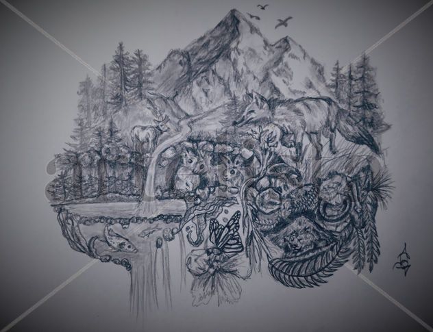 Un bosque de papel