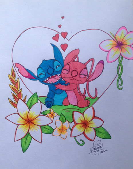 Stitch and Angel