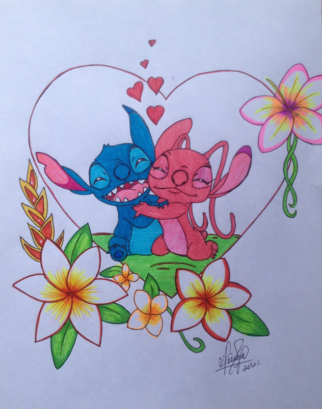 Stitch and Angel