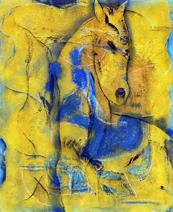 caballo amarillo