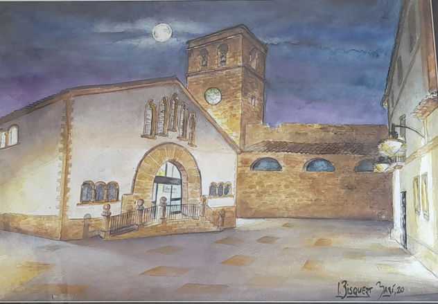 Mercado y campanario Xàbia