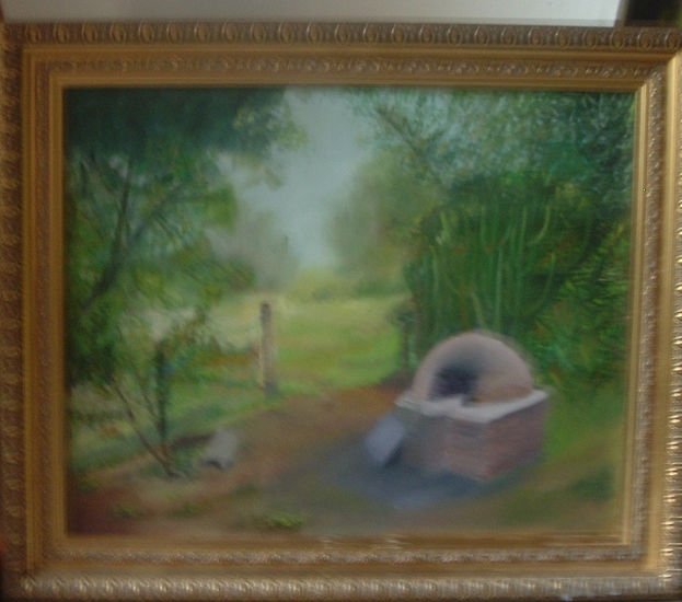 Horno de Barro Oil Canvas