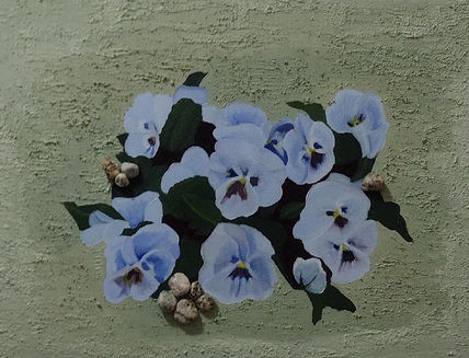 Flores con textura