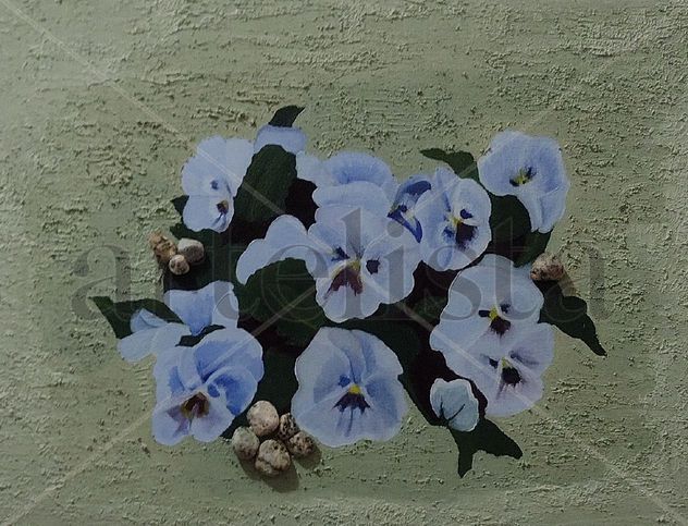 Flores con textura