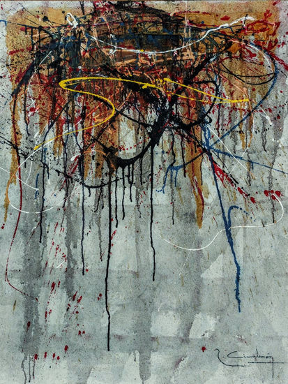 " Dripping entre siglos III" Mixed media Canvas Others