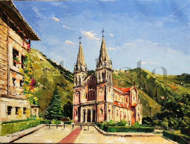 "Covadonga" Óleo Lienzo Paisaje