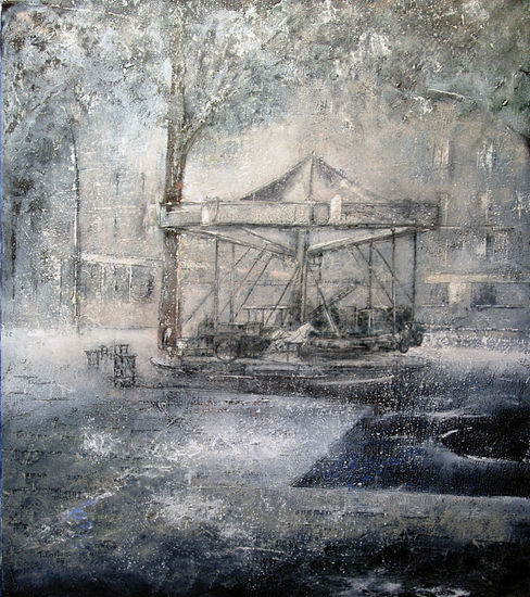 Carrousel Oil Canvas Others