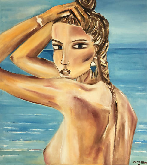 Rostro Oil Canvas Nude Paintings