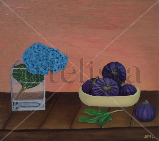 Higos Oil Panel Still Life Paintings