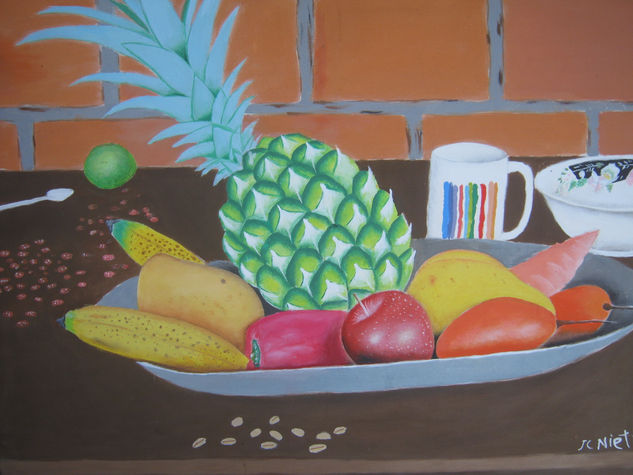 la piña Acrylic Canvas Still Life Paintings