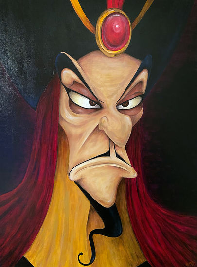 Jafar Acrylic Canvas Figure Painting