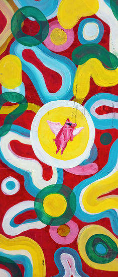 Pig Fly Acrylic Canvas Others