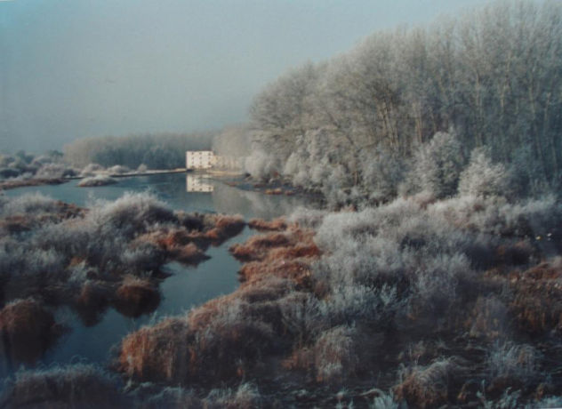 "Helada en el Rio agueda"