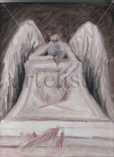 Night Angel Oil Canvas Figure Painting