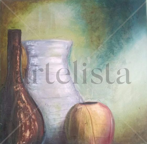 Jarrones Oil Canvas Still Life Paintings