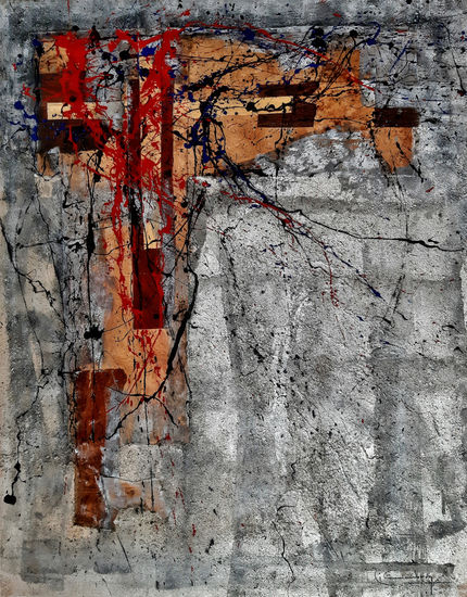 " Dripping entre siglos I " Mixed media Canvas Others