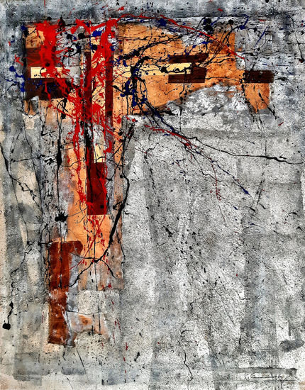 " Dripping entre siglos I " Mixed media Canvas Others