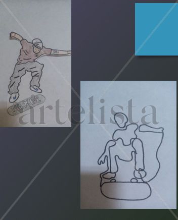 patinando a lineas