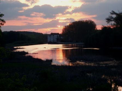 "Puesta de sol en...