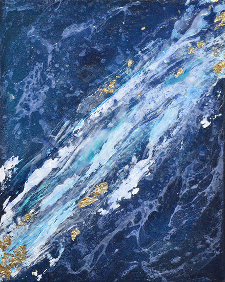 THE SKY OF THE EARTH Nº2 Mixed media Canvas Marine Painting