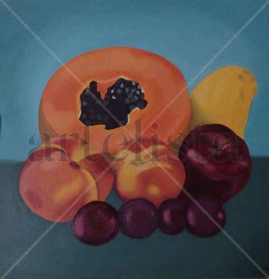 Papaya Mixed media Others Still Life Paintings